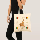 Carte du Cameroun + sac drapeaux (Devant (produit))