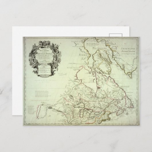 Carte du Canada (Devant / Derrière)