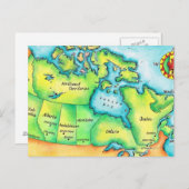 Carte du Canada (Devant / Derrière)
