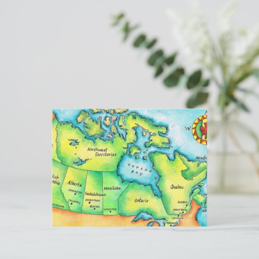 Carte du Canada (Debout devant)