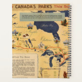 Carte du Canada - Parcs Canada (Dos)