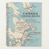 Carte du Canada - Routes aériennes du Canada (Devant)