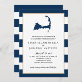 Carte du cap Bourne avec coeur | MARIAGE (Devant / Derrière)