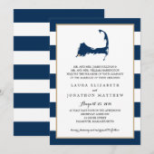 Carte du Cap Falmouth avec coeur | MARIAGE (Devant / Derrière)