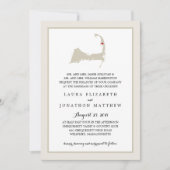 Carte du cap Wellfleet | MARIAGE (Devant)