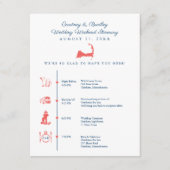 Carte du Cape Cod Programme de la réception de mar (Devant)