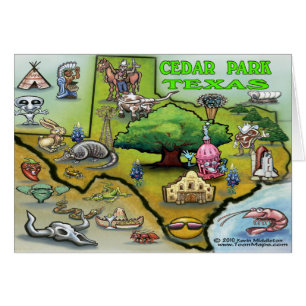 Carte du Cedar Park TEXAS