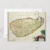 Carte du Ceylan selon Nicolas Visscher (Devant / Derrière)