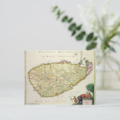 Carte du Ceylan selon Nicolas Visscher (Debout devant)