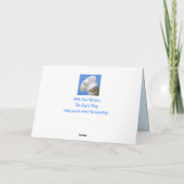 Carte "Du Chat" Fête des pères amusante (Dos)