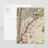 Carte du Chili, Patagonie, La Plata (Devant / Derrière)