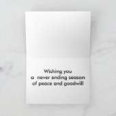 Carte du Christ de Baking Gingerbread Men (Intérieur)