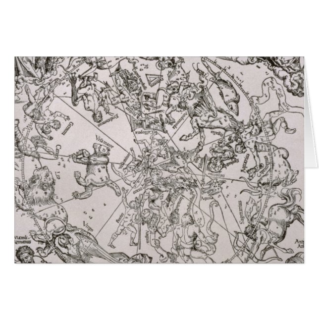 Carte du ciel du nord (Devant horizontal)