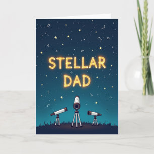 Carte du ciel nocturne Papa stellaire