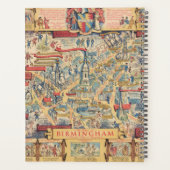 Carte du Coeur de Birmingham, Angleterre (Dos)