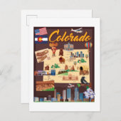 Carte du Colorado (Devant / Derrière)