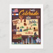 Carte du Colorado (Devant)