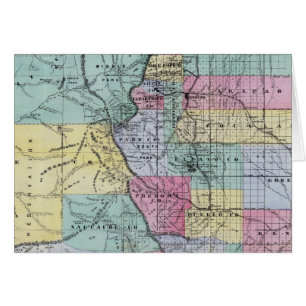 Carte du Colorado de Thayer