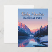 Carte du Colorado du Parc national des Rocheuses (Devant / Derrière)