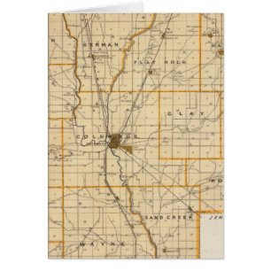 Carte du comté de Bartholomew