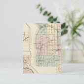 Carte du comté de Calumet, État du Wisconsin (Debout devant)