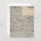 Carte du comté de Carver, Minnesota (Devant / Derrière)