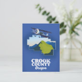 Carte du comté de Crook Oregon (Debout devant)