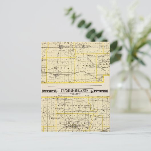 Carte du comté de Douglas Carte du comté de Cumber (Debout devant)