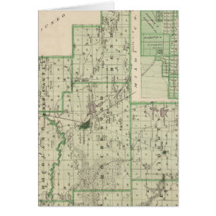 Carte du comté de Fulton avec Rochester, Fulton C