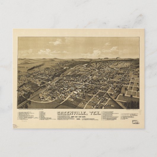 Carte du comté de Greenville Hunt (1886) (Devant)