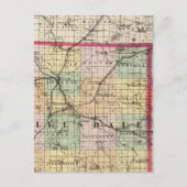 Carte du comté de Hillsdale, Michigan (Devant)