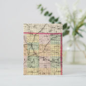 Carte du comté de Hillsdale, Michigan (Debout devant)