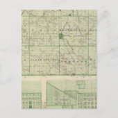 Carte du comté de Lagrange avec La Grange, Lima (Devant)