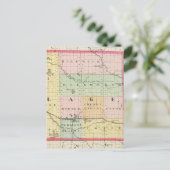 Carte du comté de Lake, Michigan (Debout devant)