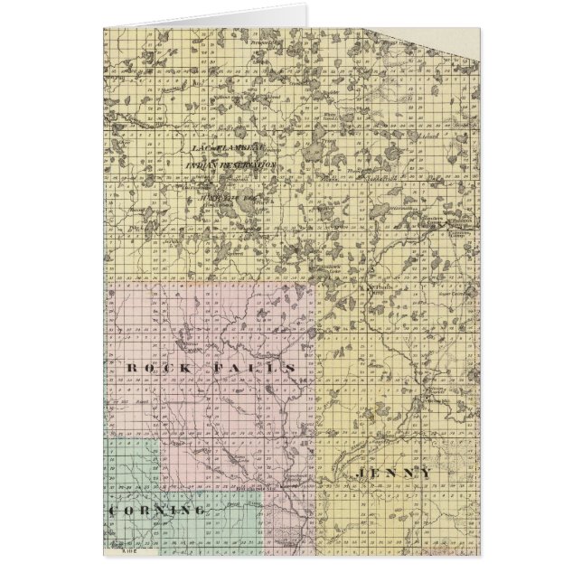 Carte du comté de Lincoln (Devant)