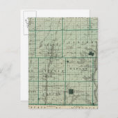 Carte du comté de Page, État de l'Iowa (Devant / Derrière)