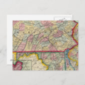 Carte Du Comté De Pennsylvanie, New Jersey (Devant / Derrière)