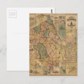 Carte du comté de Plymouth Massachusetts (1857) (Devant / Derrière)