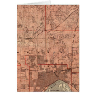 Carte du comté de Ramsey, Minnesota