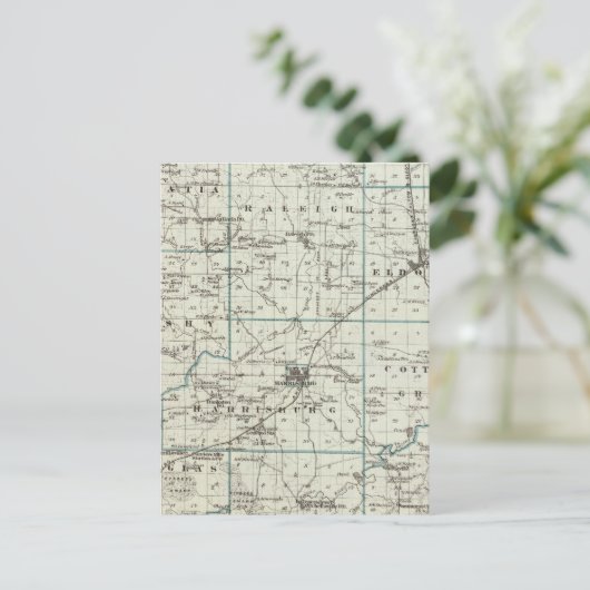 Carte du comté de Saline (Debout devant)