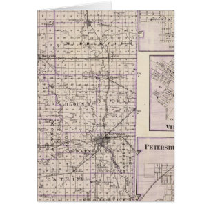 Carte du comté de Vermilion, Mason City