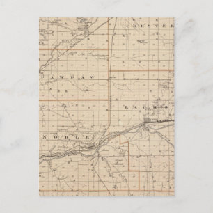 Carte du comté de Wabash