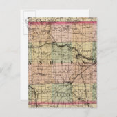 Carte du comté de Washtenaw, Michigan (Devant / Derrière)