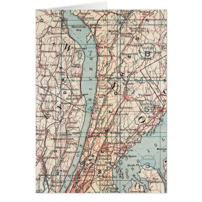 Carte du comté de Westchester, New York (Devant)