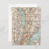 Carte du comté de Westchester, New York (Devant / Derrière)