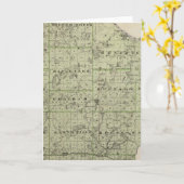 Carte du comté de Wright, Minnesota (Fleur jaune)