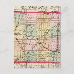 Carte du comté d'Eaton, Michigan