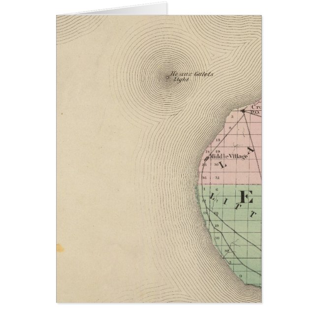 Carte du comté d'Emmet, Michigan (Devant)
