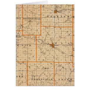 Carte du comté d'Orange