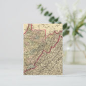 Carte du comté Virginie occidentale (Debout devant)